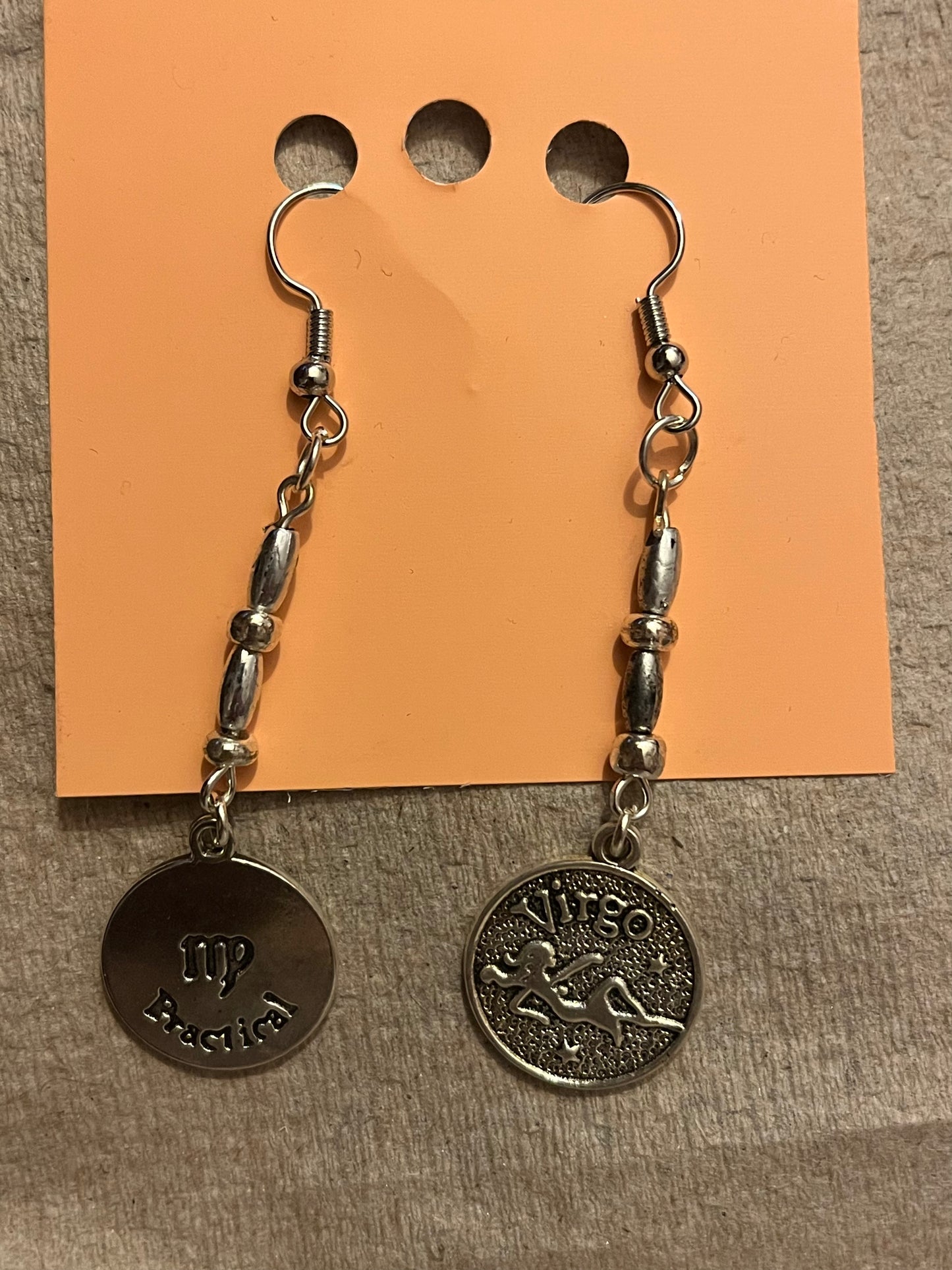 Virgo zodiac earrings