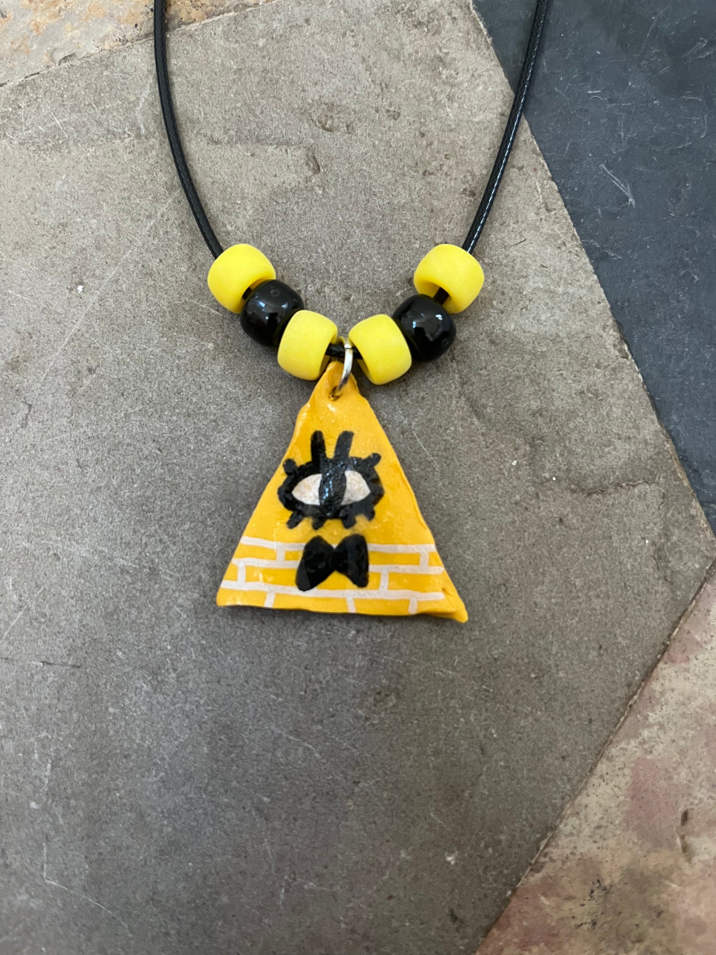 Bill Cipher necklace