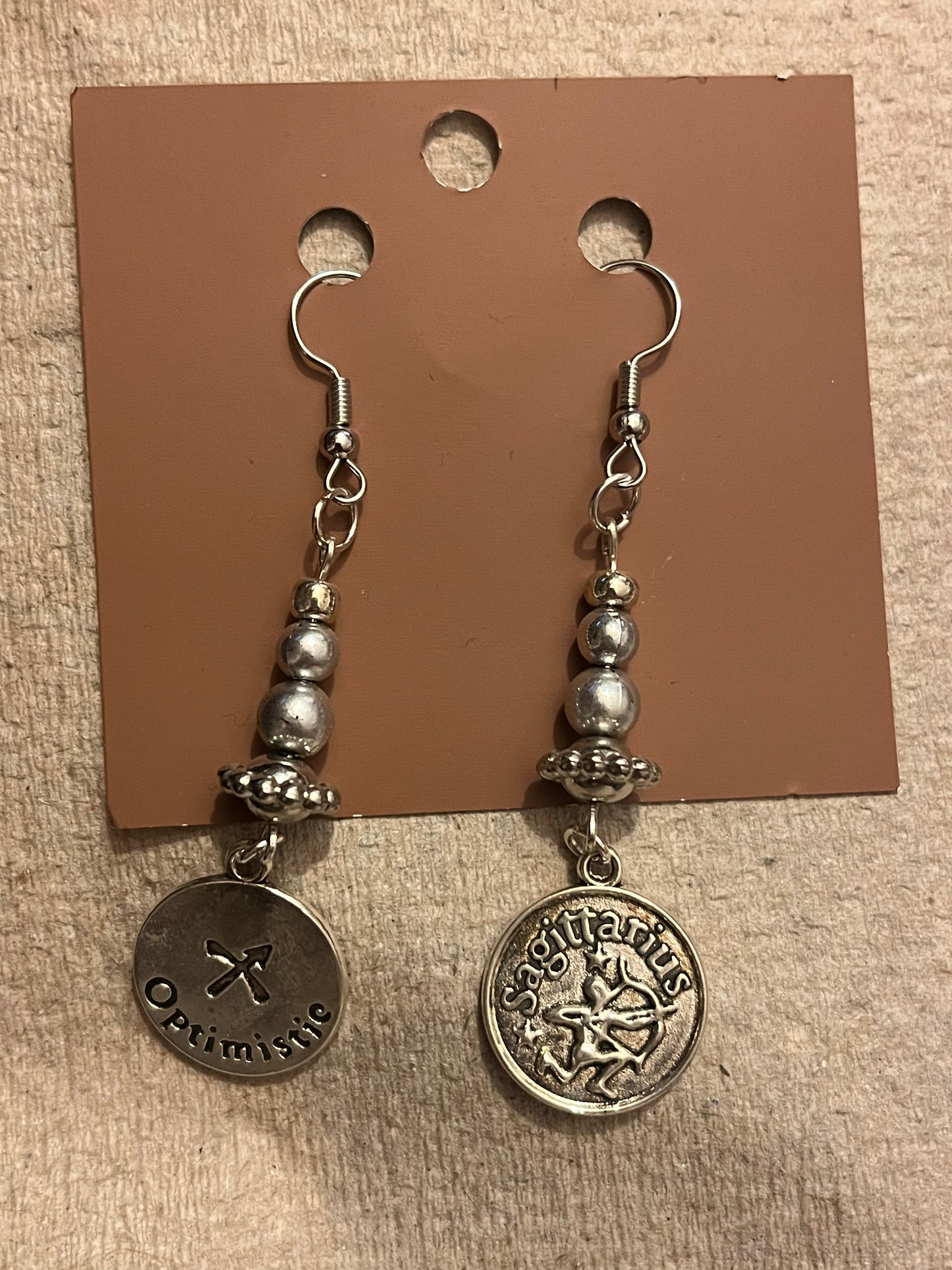 Sagittarius zodiac earrings
