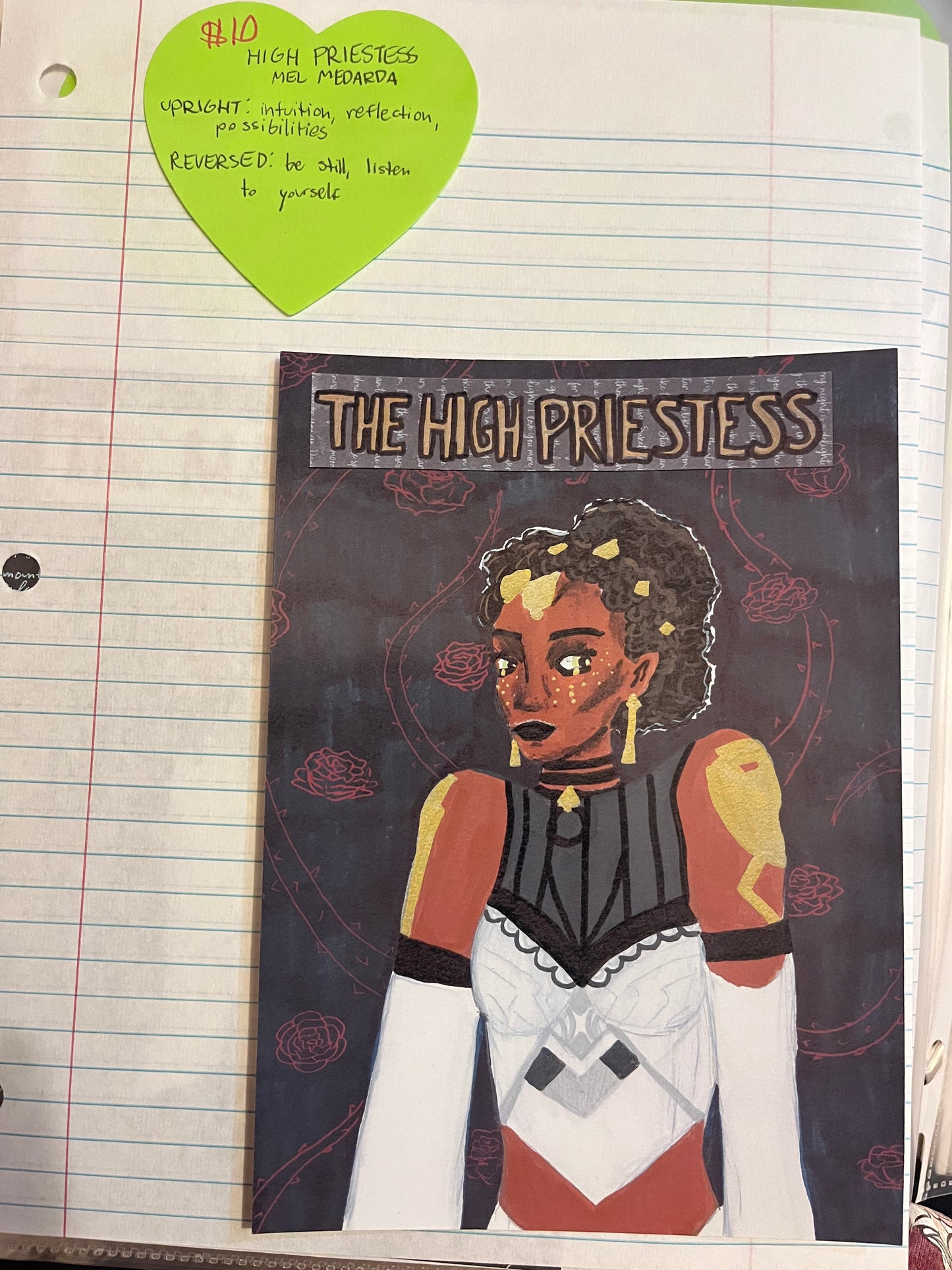 Arcane Arcana Tarot | Mel Medarda | The High Priestess