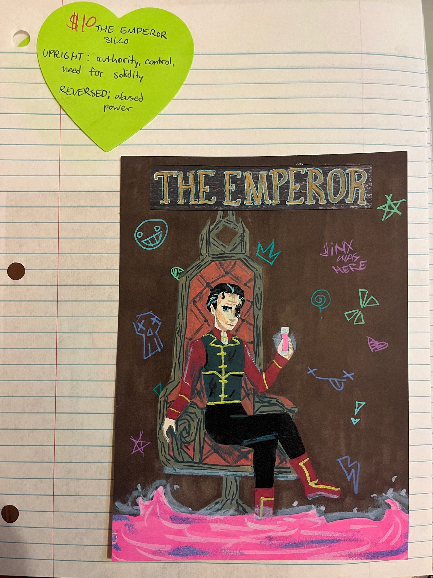 Arcane Arcana Tarot | Silco | The Emperor