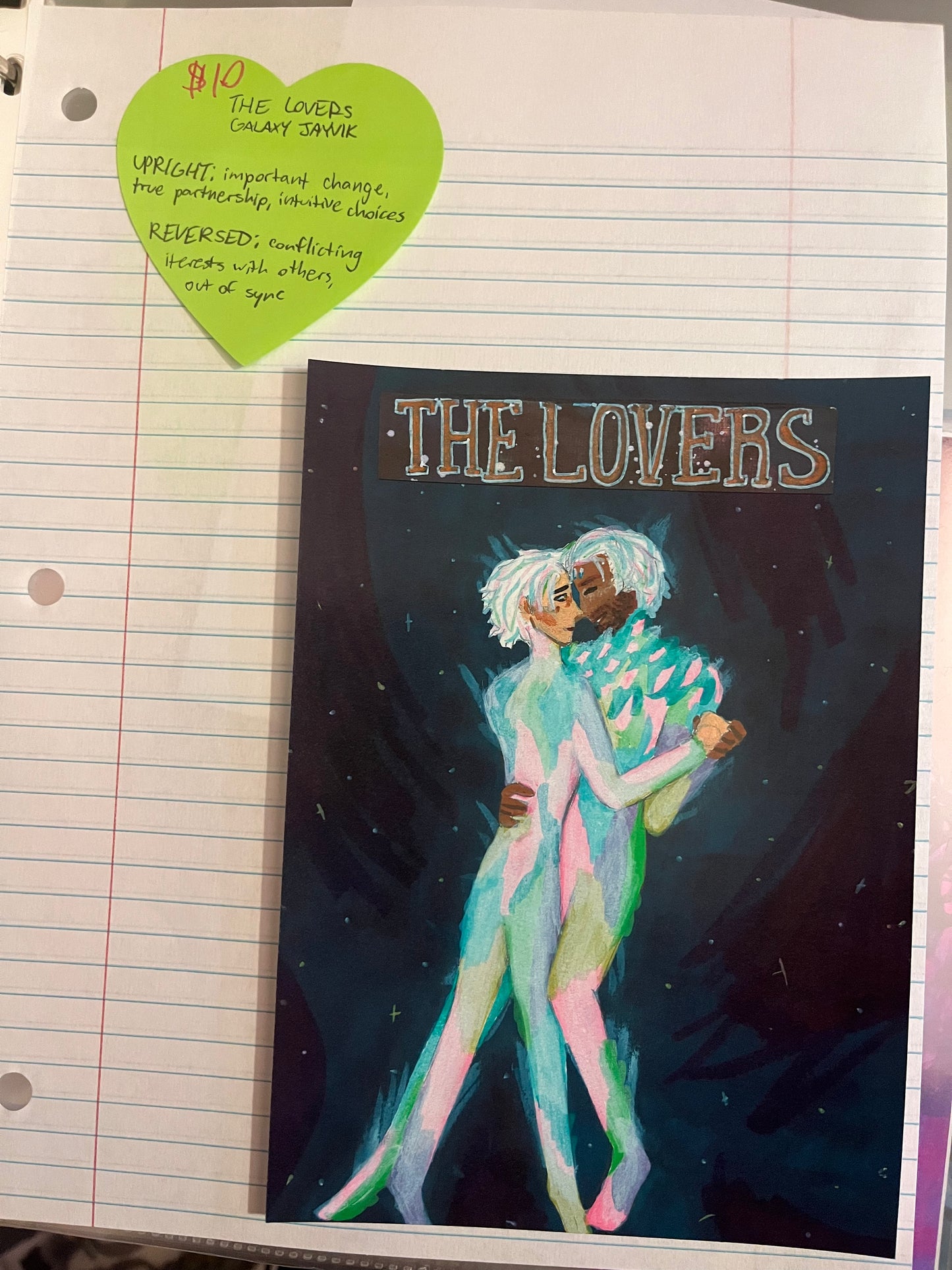 Arcane Arcana Tarot | Galaxy JayVik | The Lovers