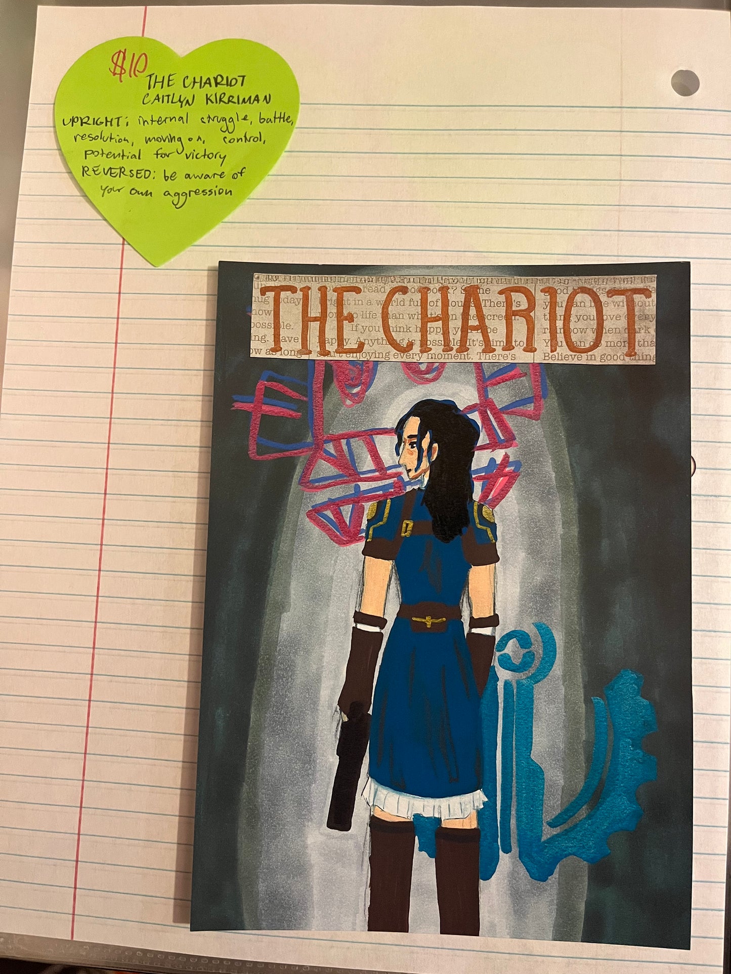 Arcane Arcana Tarot | Caitlyn Kirriman | The Chariot