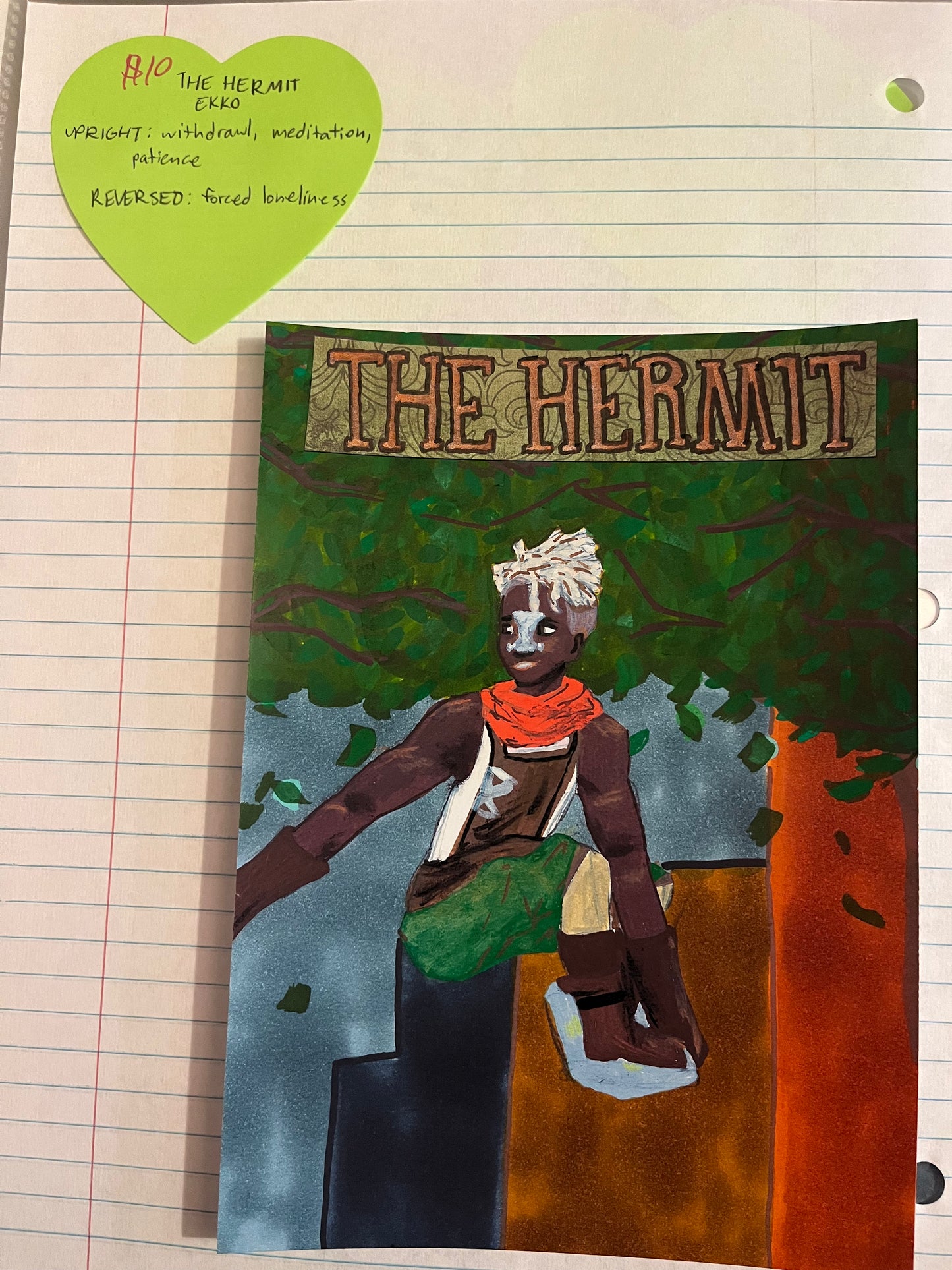 Arcane Arcana Tarot | Ekko | The Hermit