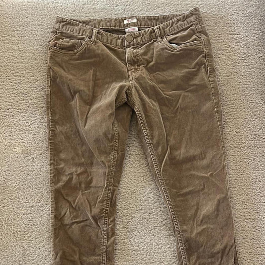 Women’s beige corduroys