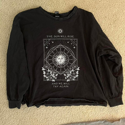 Witchy sun shirt long sleeve