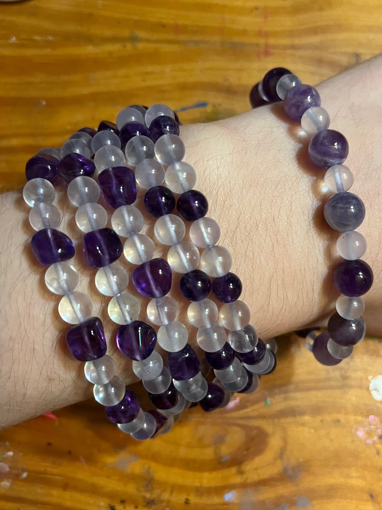 Amethyst bracelet