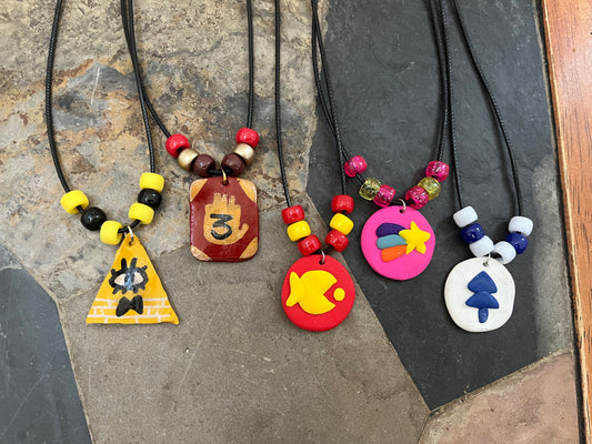 Gravity Falls necklace set