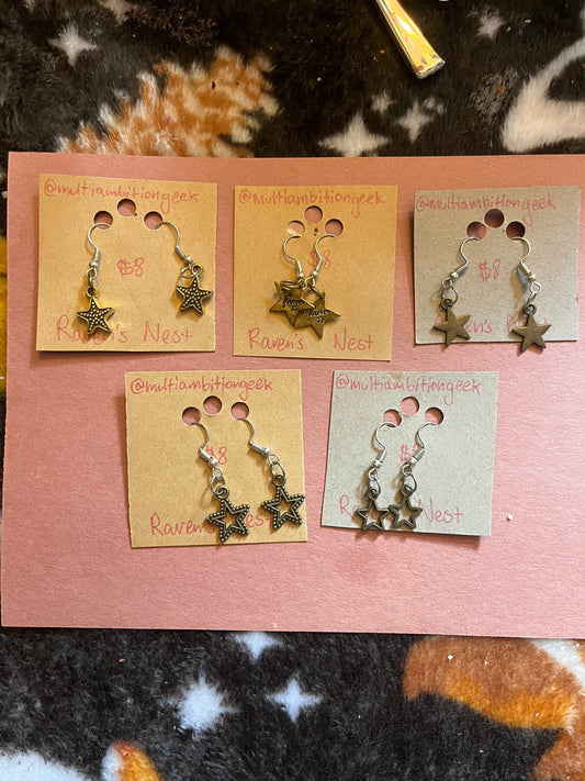 Star earrings