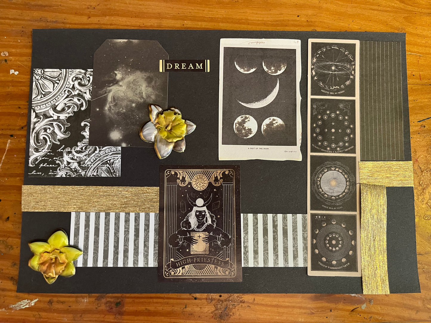 High Priestess Tarot Collage