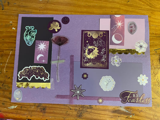 Strength Tarot Collage