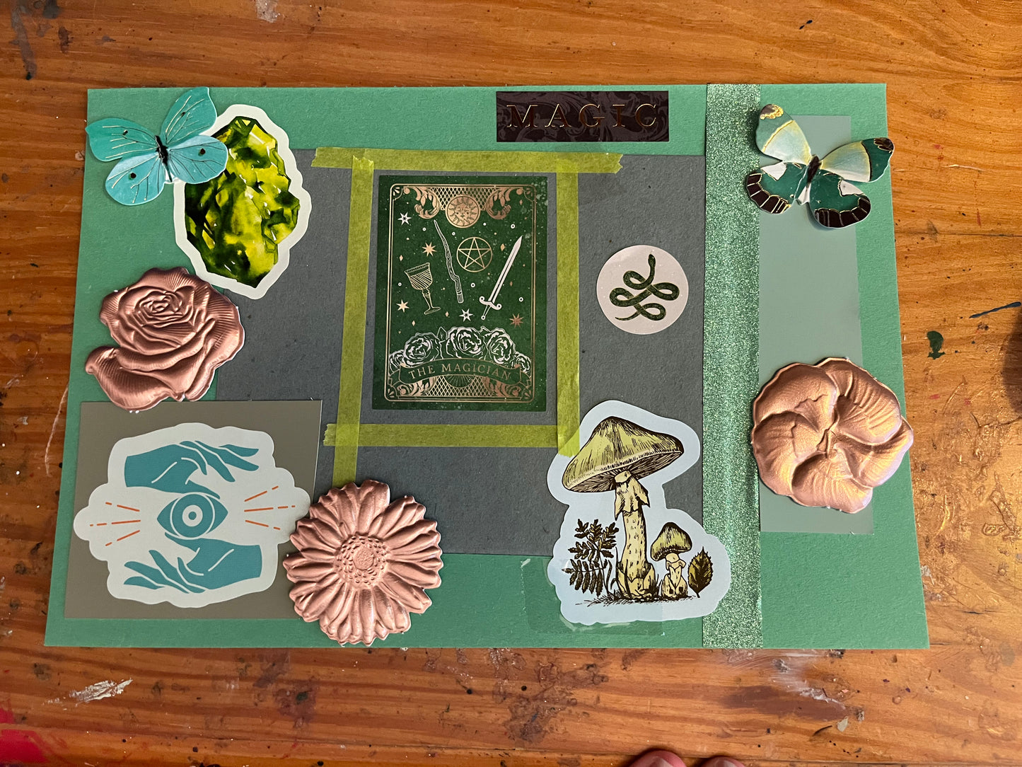 The Magician Tarot Collage