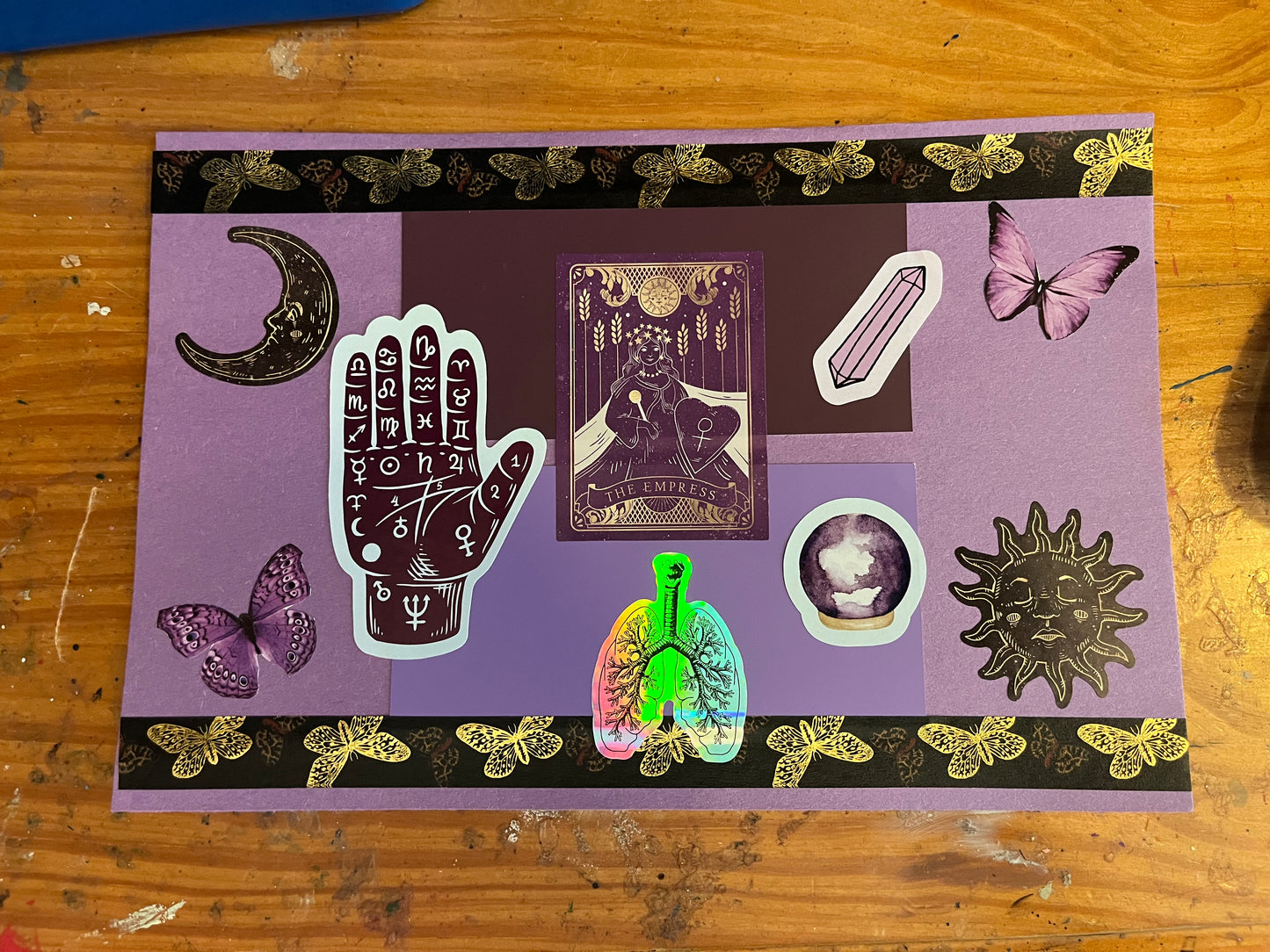 The Empress Tarot Collage